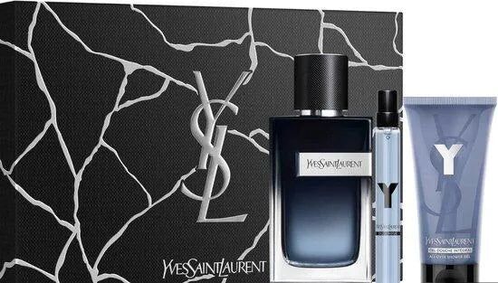 Yves Saint Laurent Y Gift Set EDP 100ml + Travel Spray 10ml + Shower Gel 50ml - Image 1